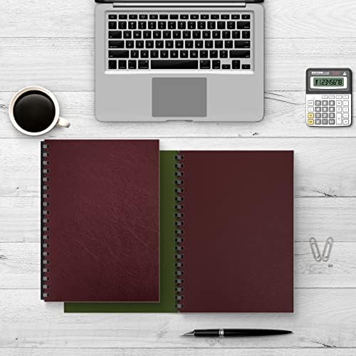 Binditek 16 Mil Leather-Textured Polycovers, 8.5x11 Inches, Maroon, 50 Pack - Image 4