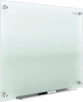 Quartet Whiteboard, Glass Dry Erase Board, Non-Magnetic, Infinity Frameless by Quartet