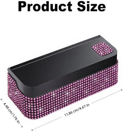 Bling Coin Holder for Car, with 4 Compartments, for Women Girls - Image 3