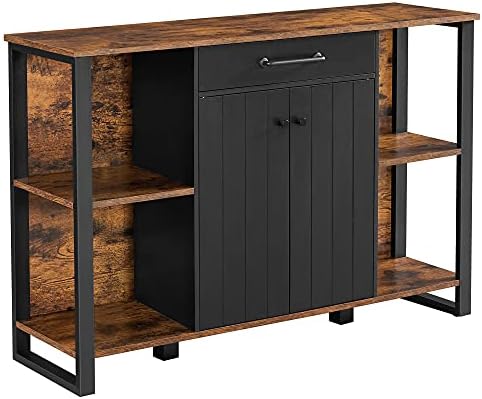 VASAGLE Buffet Cabinet, Sideboard, 2 Doors, 47.2 x 11.8 x 31.5 Inches by VASAGLEbySONGMICSHOME