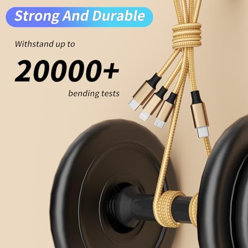 USB C Multi Charging Cable, 3 in 1 Charging Cords for Multiple Devices - Image 5