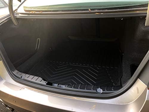 Rear Trunk Liner Tray Mat Pad for BMW 5-Series F10 M5 2011 2012 2013 2014 2015 2016 Floor Cargo Cover Protection Dirt Mud Snow All Weather Season Waterproof 3D Laser Measured Custom Fit C - Image 5