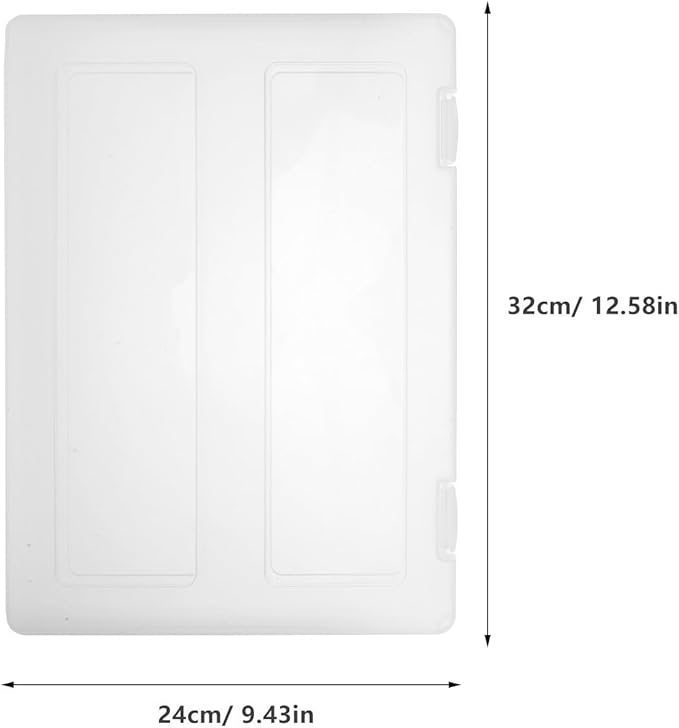 4pcs File Storage Box Clear Wear-resistant Plastic Document Organizer - Image 9