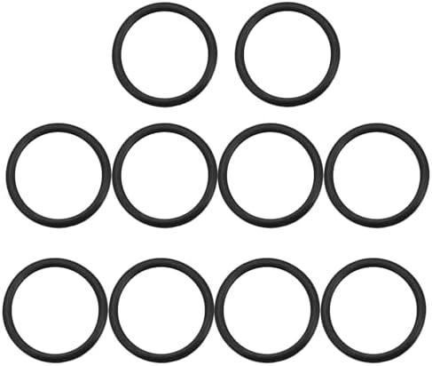 Nitrile Rubber O-Rings 32.1mm OD 25mm ID 3.55mm Width, Metric Sealing Gasket for Plumbing, Gas, Automotive and Faucet Repair, Pack of 10 by HUANLING