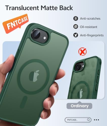 FNTCASE for iPhone 17e/ iPhone 16e Case, Fit for Magsafe, Screen Protector - Image 6