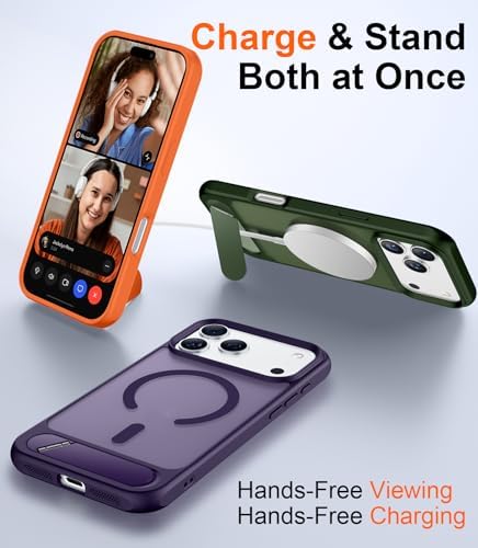 Temdan Magnetic for iPhone 18 Pro Max Case/iPhone 17 Pro Max Case Stand - Image 3