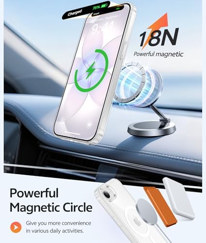 FNTCASE for iPhone 17e/ iPhone 16e Case, Fit for Magsafe, Screen Protector - Image 3