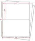 Half Sheet Laser & Inkjet - Rounded Corner Shipping Address Labels - 5-1/2" X 8-1/2" (2000 Labels) by FungLam