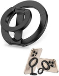 MagSafe Phone Grip Holder Dual-Sided Magnetic Finger Ring with Kickstand by Bordsek