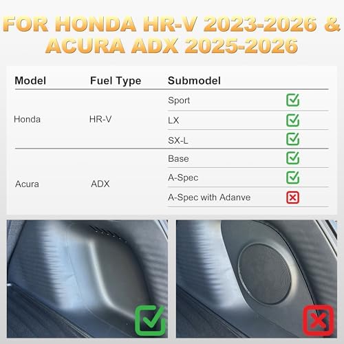Floor Mats & Cargo Mat Fit for Honda HR-V 2023-2027 & Acura ADX 2025 2026 - Image 2