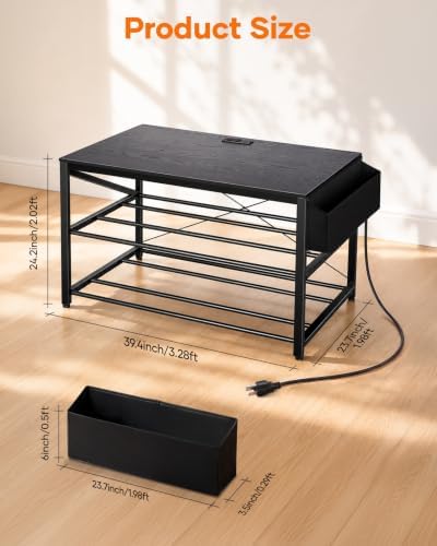 AHOWPD 3D Printer Stand with Filament Storage, Heavy Duty 3D Printer Table - Image 3