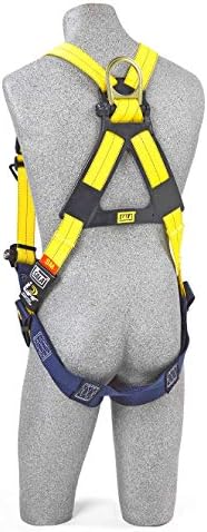 3M Personal Protective Equipment DBI-SALA 1101251 Delta Vest-Style Harness with Back D-Ring, Small, Yellow - Image 3