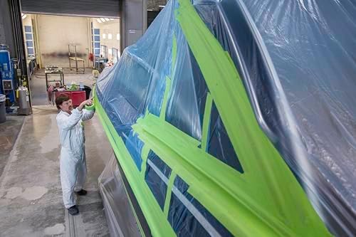 3M High Performance Green Masking Tape 401+, 6 mm x 55 m, 96 Rolls per case Bulk - Image 6