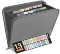 Sooez 13 Pocket Accordion File Organizer, Zipper Expanding File Folder A4 by Sooez