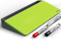 Chalkola Neon Green Glass Desktop Whiteboard with Storage - Dry Erase Board by Chalkola