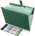 SKYDUE Expanding File Organizer with 8 Pockets, Accordion File Folders by SKYDUE