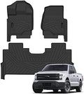 AUXKO All Weather Floor Mats for 2026-2015 Ford F150 & Lightning Supercrew by AUXKO