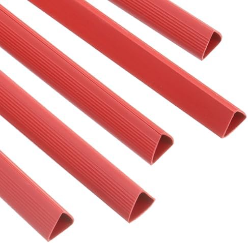 PATIKIL 30Pcs Binding Bars, 13x15mm Binding Bars Slide Grip 120 Sheets Capacity A4 Size Report Binder Presentation Binder for Study Office Report Cover Resume, Red by PATIKIL