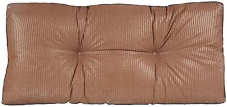 Klear Vu The Gripper Non-Slip Tufted Bench Cushion for Indoor Furniture, Assembled in USA, Entryway Storage, Bay Window, Corner Nook or Piano Seat, 30 Inches, Solid Chestnut - Image 2