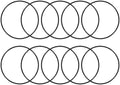 uxcell Nitrile Rubber O-Rings 125mm OD 118mm ID 3.5mm Width, Metric Sealing Gasket, Pack of 10 by uxcell