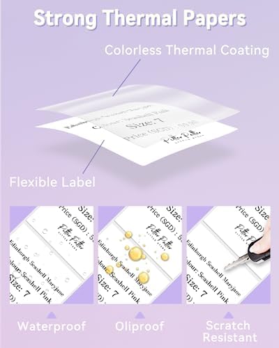 Phomemo M220 Labels 3 Rolls,2.36"x 3.14", for M220/M250/M221/M260, 270 PCS - Image 3