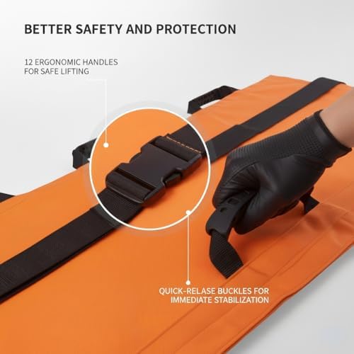 Emergency Patient & Large Dog Rescue Stretcher Gurney, 400 lbs - Image 6