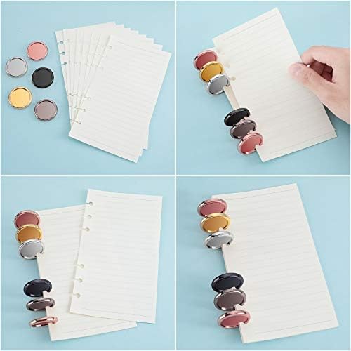 Zonon 55 Pcs Discbound Discs 1.1 Inch Planner Disc Binding Ring - Image 3