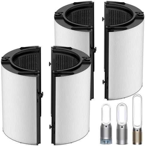 2 Pack 360° Combi Glass HEPA+Carbon Filter for Dyson TP04 HP04 Air Purifier by LemonQueen