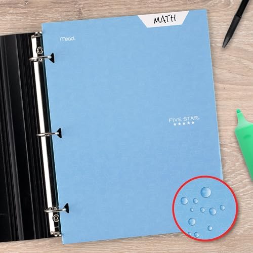 Five Star 4-Pocket Folder,Paper Folder,Fits 3-Ring Binders,Holds 8-1/2" x 11" Paper,Assorted Colors (38058),6 Count (Pack of 8) - Image 4