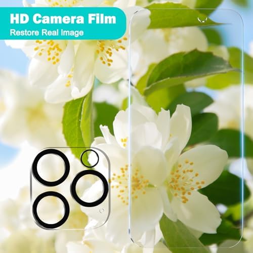 PEHAEL for iPhone 16 Pro Max Privacy Screen Protector+Camera Lens Protector - Image 5
