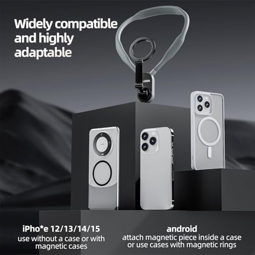TELESIN Magnetic Neck Mount for Phones, Neck Phone Holder POV/Vlog Mount - Image 2