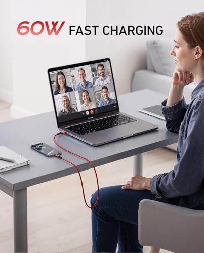 USB to USB C Cable Fast Charging [2 Pack 10FT] USB A to USB C Cable for Car - Image 5