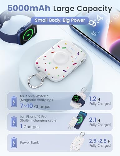 RORRY CharmGo Portable Charger, 5000mAh Portable Charger Power Bank - Image 3