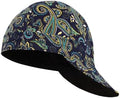 BOCOMAL FR Welding Cap Paisley Printed CAT2 Midweight 6 Pannel Welder Caps by BOCOMALFRWORKWEAR