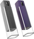 EVEO Car Screen Cleaner Spray and Wipe -2-in-1 iPhone Cleaner, iPad Screen Cleaner & Phone Screen Cleaner - Touchscreen Mist Cleaner for Laptop, Computer, MacBook and More - 2 Pack (Grey & Purple) by EVEO