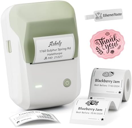 NIIMBOT B1 Label Maker Machine with Tape, 2Inch Thermal Label Printer by NIIMBOT%C2%AE
