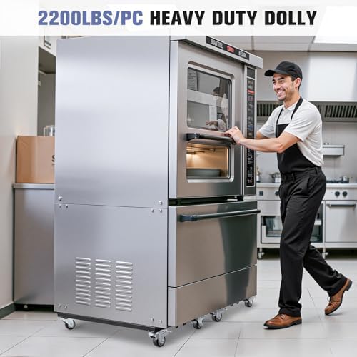 KEDSUM Furniture Dolly with Sturdy Steel Frame, 2200LBS Appliance Dolly - Image 2