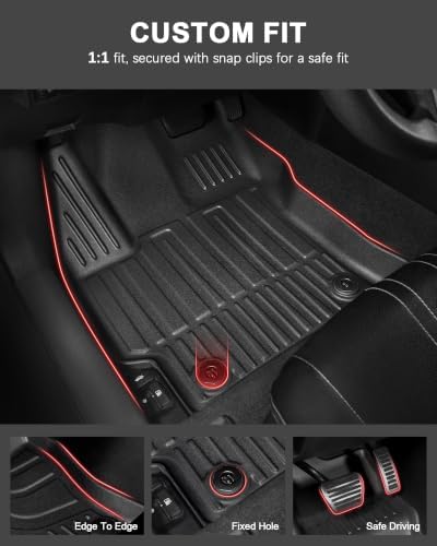 Floor Mats for Toyota Corolla Sedan 2020-2026 (Include Hybrid) Cargo Liner - Image 5