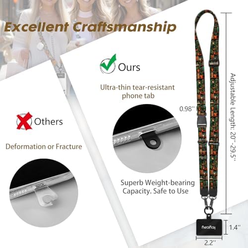 Icycay Phone Lanyard Crossbody Strap Neck Adjustable Teacher Women Book - Image 5