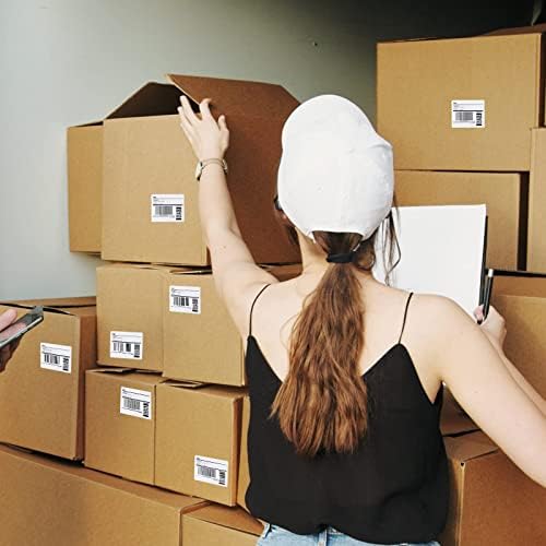 LabelMore 3 1/3 x 4 Labels - 6 Up Self Adhesive Shipping Labels - FBA Labels - Stickers for Laser & Inkjet Printers - 500 Sheet/ 3000 Labels - Image 7