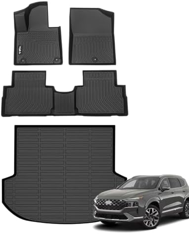 Floor Mats for Hyundai Santa Fe 2021 2022 2023 Only Gas by Wailtnb