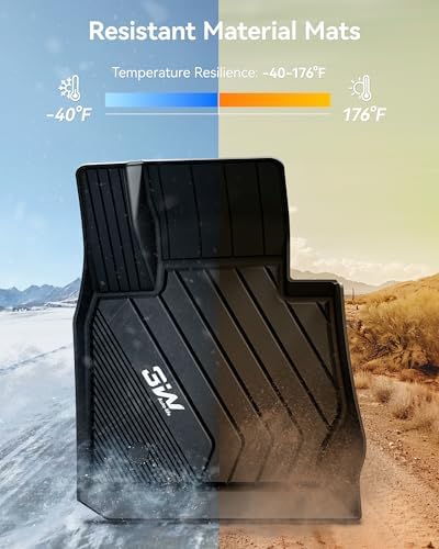 3W Floor Mats for BMW X3 F25 2011-2017 & X4 2015-2018, TPE All Weather - Image 5