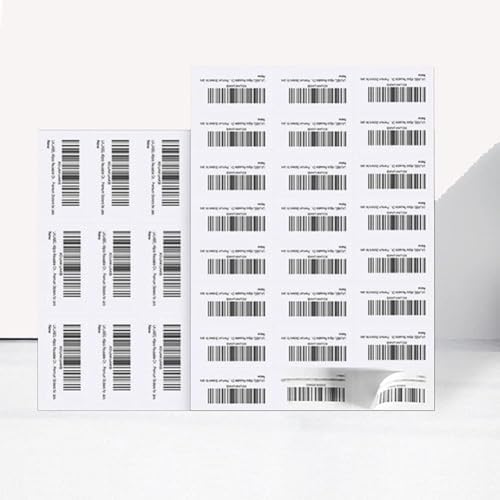 1" X 2-5/8" Address Labels 30 Per Sheet Sticker Paper for Laser and Inkjet Printers, 8.5"×11" White- 6000 Labels - Image 2