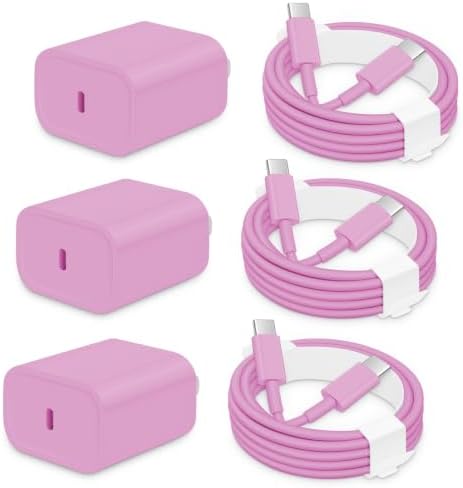 AISNI iPhone 17/16/15 Charger Fast Charging 3 Pack Type C Chargers by AISNI