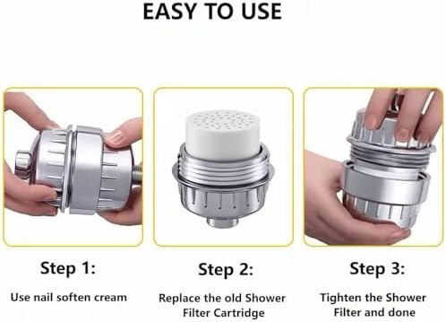 2-Pack 20-Stage Shower Filter Replacement Cartridges for Hard Water - Image 5