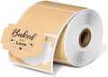 Phomemo Brown Creativity Thermal Labels for Shipping Label Printer 500 PCS by Phomemo