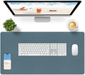 Bloss Light Blue Desk Mat 31.5x15.7, Desk Matt for Desktop, Waterproof Large Desk Mat, Computer Mat for Office/Home/Decor by Bloss