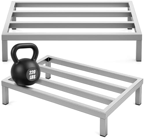 MorningRo 2 Pack Dunnage Rack 48" Long x 20" Wide, 7.9" Height by MorningRo