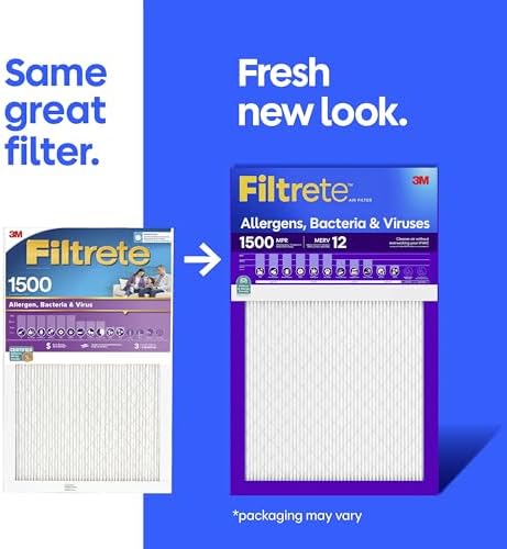 Filtrete 20x25x1 Air Filter, MERV 12, MPR 1500, 6 HVAC Filters - Image 2