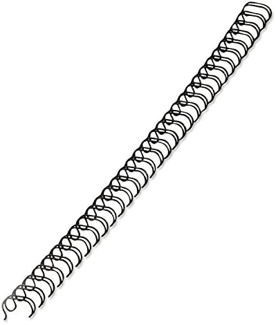 Fellowes 1/4-Inch Binding Spines Wire, 25-Pack, Black (52539) by FellowesBrands